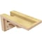 Ekena Millwork 5"W x 10"D x 5"H Wide Sheridan Rough Cedar Woodgrain TimberThane Corbel, Primed Tan CORUR05X10X05SHERCPR - alternate 4